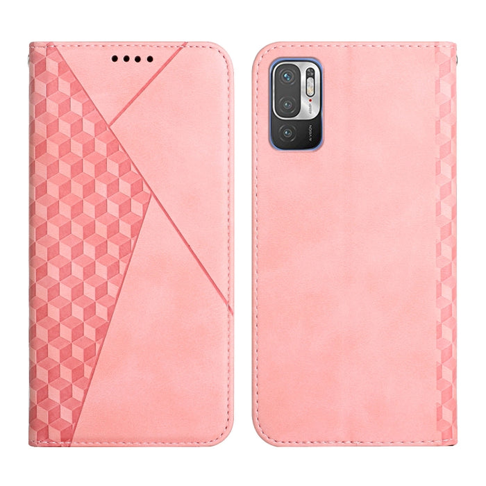 Patrón de diamante Empalme Piel Sensación Magnética Funda de cuero con tapa horizontal con ranuras para tarjetas y soporte y billetera, For OPPO A16s / A16 / A54s / A53s 5G / A55 5G, For OPPO Realme V13 5G / Realme 8 5G, For Xiaomi Redmi 10            ...
