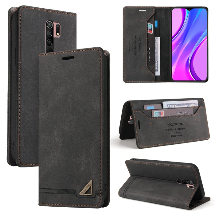 Estuche de cuero con tapa horizontal con cepillo antirrobo Skin Feel con soporte, ranuras para tarjetas y billetera, For Xiaomi Redmi Note 10, For Xiaomi Redmi Note 10 Pro, For Xiaomi Redmi 9, For Xiaomi Redmi 9A, For Xiaomi Redmi 9C, For Xiaomi Redmi ...