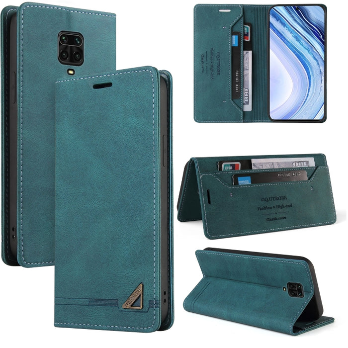 Estuche de cuero con tapa horizontal con cepillo antirrobo Skin Feel con soporte, ranuras para tarjetas y billetera, For Xiaomi Redmi Note 10, For Xiaomi Redmi Note 10 Pro, For Xiaomi Redmi 9, For Xiaomi Redmi 9A, For Xiaomi Redmi 9C, For Xiaomi Redmi ...