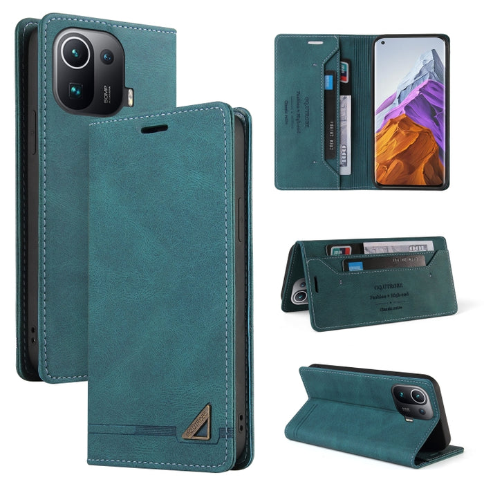 Estuche de cuero con tapa horizontal con cepillo antirrobo Skin Feel con soporte, ranuras para tarjetas y billetera, For Xiaomi Redmi Note 10, For Xiaomi Redmi Note 10 Pro, For Xiaomi Redmi 9, For Xiaomi Redmi 9A, For Xiaomi Redmi 9C, For Xiaomi Redmi ...