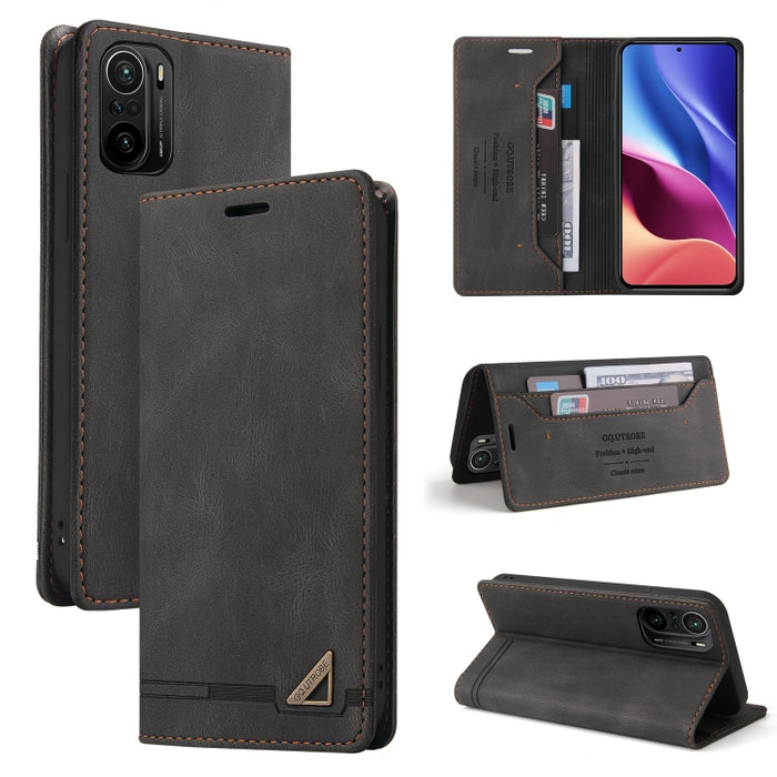 Estuche de cuero con tapa horizontal con cepillo antirrobo Skin Feel con soporte, ranuras para tarjetas y billetera, For Xiaomi Redmi Note 10, For Xiaomi Redmi Note 10 Pro, For Xiaomi Redmi 9, For Xiaomi Redmi 9A, For Xiaomi Redmi 9C, For Xiaomi Redmi ...