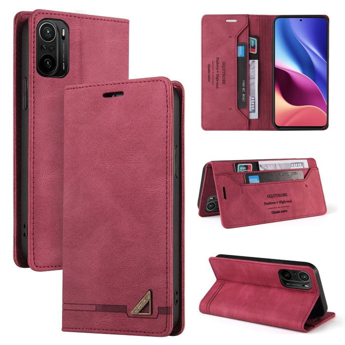 Estuche de cuero con tapa horizontal con cepillo antirrobo Skin Feel con soporte, ranuras para tarjetas y billetera, For Xiaomi Redmi Note 10, For Xiaomi Redmi Note 10 Pro, For Xiaomi Redmi 9, For Xiaomi Redmi 9A, For Xiaomi Redmi 9C, For Xiaomi Redmi ...