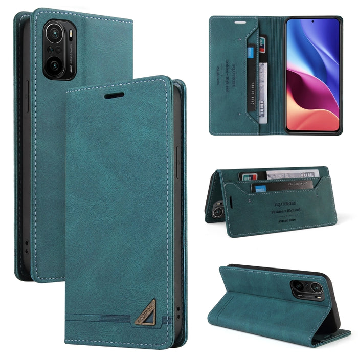 Estuche de cuero con tapa horizontal con cepillo antirrobo Skin Feel con soporte, ranuras para tarjetas y billetera, For Xiaomi Redmi Note 10, For Xiaomi Redmi Note 10 Pro, For Xiaomi Redmi 9, For Xiaomi Redmi 9A, For Xiaomi Redmi 9C, For Xiaomi Redmi ...