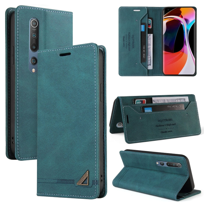 Estuche de cuero con tapa horizontal con cepillo antirrobo Skin Feel con soporte, ranuras para tarjetas y billetera, For Xiaomi Redmi Note 10, For Xiaomi Redmi Note 10 Pro, For Xiaomi Redmi 9, For Xiaomi Redmi 9A, For Xiaomi Redmi 9C, For Xiaomi Redmi ...