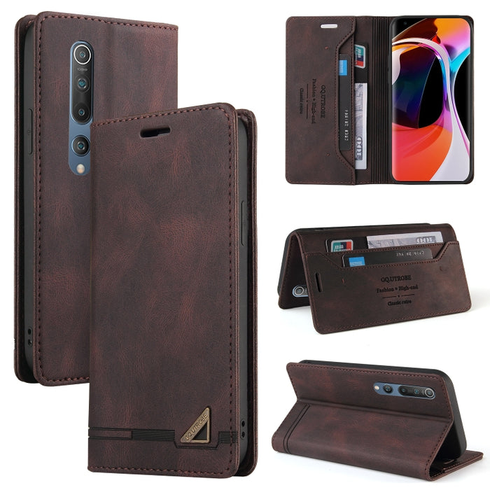 Estuche de cuero con tapa horizontal con cepillo antirrobo Skin Feel con soporte, ranuras para tarjetas y billetera, For Xiaomi Redmi Note 10, For Xiaomi Redmi Note 10 Pro, For Xiaomi Redmi 9, For Xiaomi Redmi 9A, For Xiaomi Redmi 9C, For Xiaomi Redmi ...