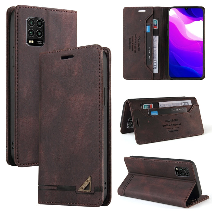 Estuche de cuero con tapa horizontal con cepillo antirrobo Skin Feel con soporte, ranuras para tarjetas y billetera, For Xiaomi Redmi Note 10, For Xiaomi Redmi Note 10 Pro, For Xiaomi Redmi 9, For Xiaomi Redmi 9A, For Xiaomi Redmi 9C, For Xiaomi Redmi ...