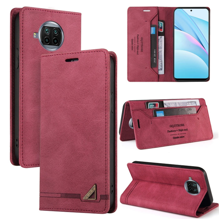 Estuche de cuero con tapa horizontal con cepillo antirrobo Skin Feel con soporte, ranuras para tarjetas y billetera, For Xiaomi Redmi Note 10, For Xiaomi Redmi Note 10 Pro, For Xiaomi Redmi 9, For Xiaomi Redmi 9A, For Xiaomi Redmi 9C, For Xiaomi Redmi ...
