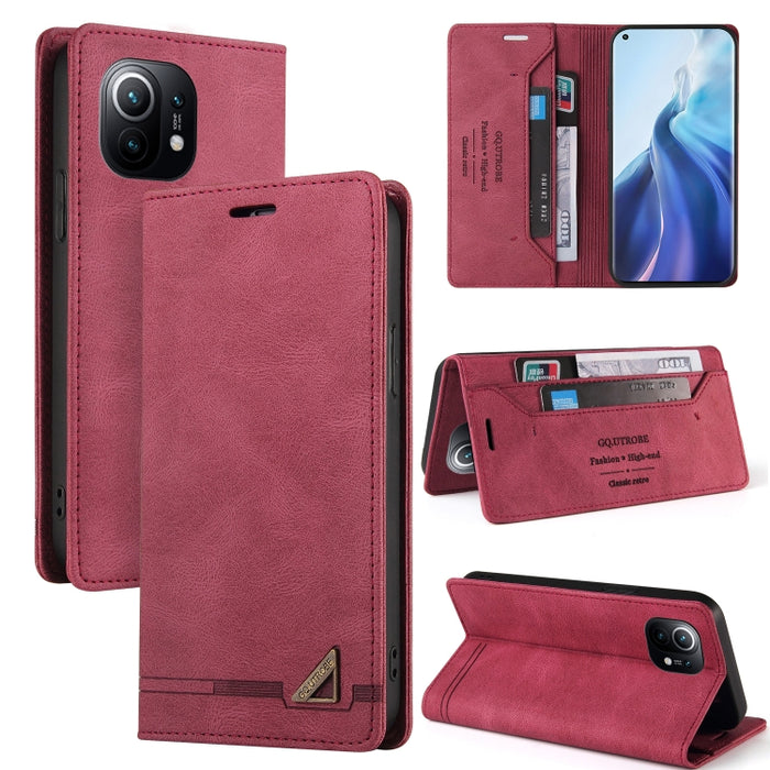 Estuche de cuero con tapa horizontal con cepillo antirrobo Skin Feel con soporte, ranuras para tarjetas y billetera, For Xiaomi Redmi Note 10, For Xiaomi Redmi Note 10 Pro, For Xiaomi Redmi 9, For Xiaomi Redmi 9A, For Xiaomi Redmi 9C, For Xiaomi Redmi ...