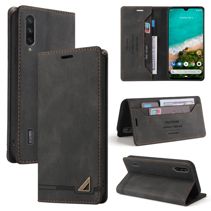 Estuche de cuero con tapa horizontal con cepillo antirrobo Skin Feel con soporte, ranuras para tarjetas y billetera, For Xiaomi Mi A3, For Xiaomi Mi CC9 / Mi 9 Lite, For Xiaomi Mi CC9 Pro, For Xiaomi Poco X3 NFC