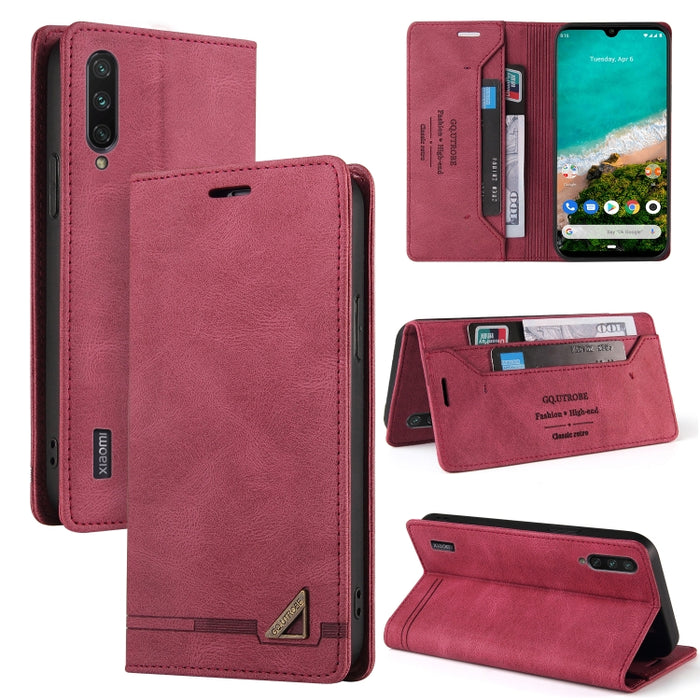 Estuche de cuero con tapa horizontal con cepillo antirrobo Skin Feel con soporte, ranuras para tarjetas y billetera, For Xiaomi Mi A3, For Xiaomi Mi CC9 / Mi 9 Lite, For Xiaomi Mi CC9 Pro, For Xiaomi Poco X3 NFC