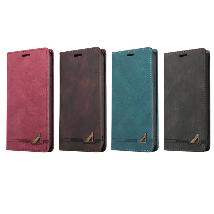 Estuche de cuero con tapa horizontal con cepillo antirrobo Skin Feel con soporte, ranuras para tarjetas y billetera, For Xiaomi Mi A3, For Xiaomi Mi CC9 / Mi 9 Lite, For Xiaomi Mi CC9 Pro, For Xiaomi Poco X3 NFC