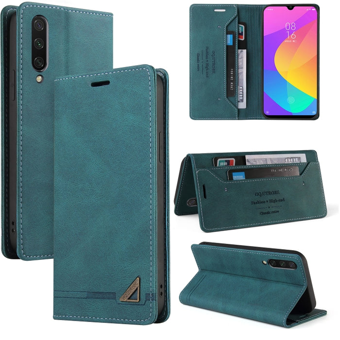 Estuche de cuero con tapa horizontal con cepillo antirrobo Skin Feel con soporte, ranuras para tarjetas y billetera, For Xiaomi Mi A3, For Xiaomi Mi CC9 / Mi 9 Lite, For Xiaomi Mi CC9 Pro, For Xiaomi Poco X3 NFC