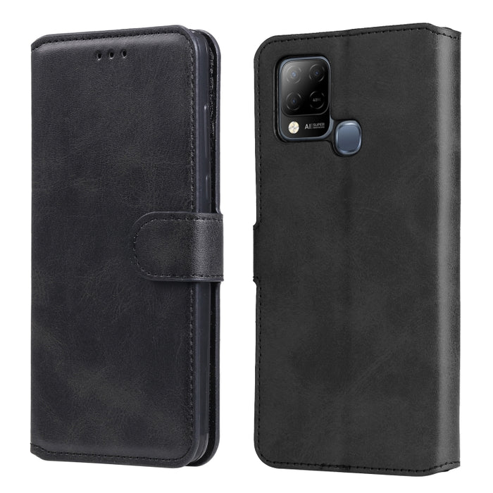 Estuche de cuero con tapa horizontal clásica de PU + TPU con textura de becerro con soporte y ranuras para tarjetas y billetera, For Infinix Hot 9, For Motorola Moto Edge 20 Pro, For Infinix Hot 9 Play, For Motorola Moto Edge 20 Lite                   ...