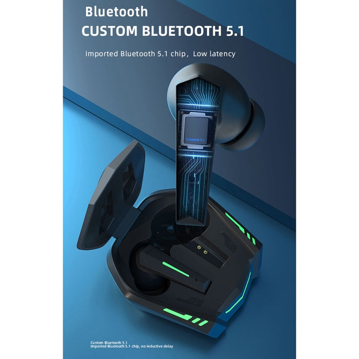 Original Lenovo XT80 TWS Juego / Música Auricular Bluetooth de modo dual con luz de respiración y caja de carga