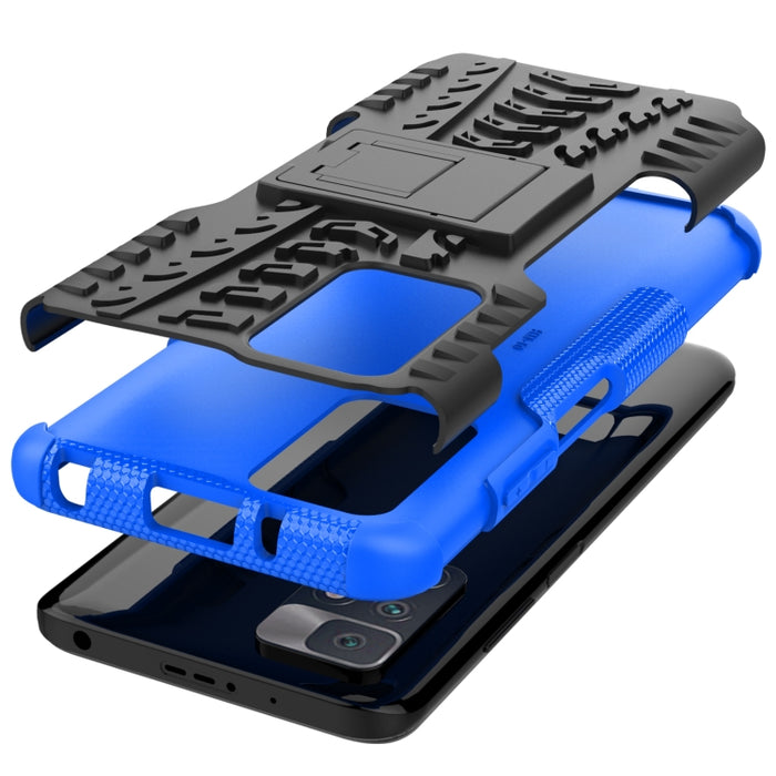 Estuche protector de TPU + PC a prueba de golpes con textura de neumático con soporte, For Xiaomi Redmi 10, For Huawei MatePad 11