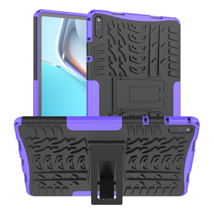 Estuche protector de TPU + PC a prueba de golpes con textura de neumático con soporte, For Xiaomi Redmi 10, For Huawei MatePad 11