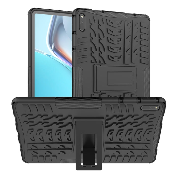 Estuche protector de TPU + PC a prueba de golpes con textura de neumático con soporte, For Xiaomi Redmi 10, For Huawei MatePad 11