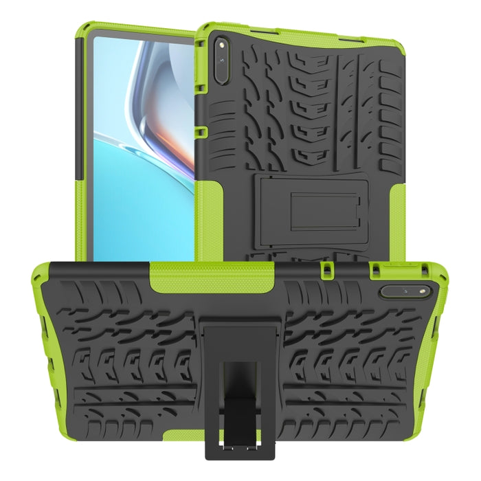 Estuche protector de TPU + PC a prueba de golpes con textura de neumático con soporte, For Xiaomi Redmi 10, For Huawei MatePad 11