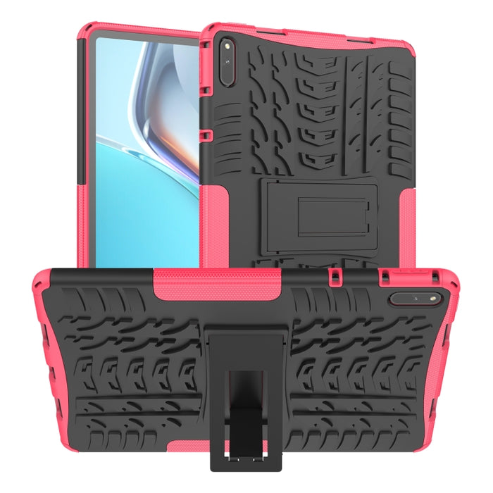 Estuche protector de TPU + PC a prueba de golpes con textura de neumático con soporte, For Xiaomi Redmi 10, For Huawei MatePad 11