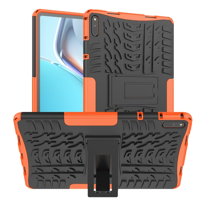 Estuche protector de TPU + PC a prueba de golpes con textura de neumático con soporte, For Xiaomi Redmi 10, For Huawei MatePad 11