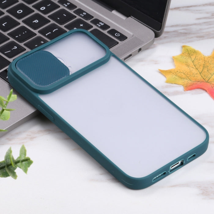 Funda protectora de TPU con diseño de cubierta de cámara deslizante