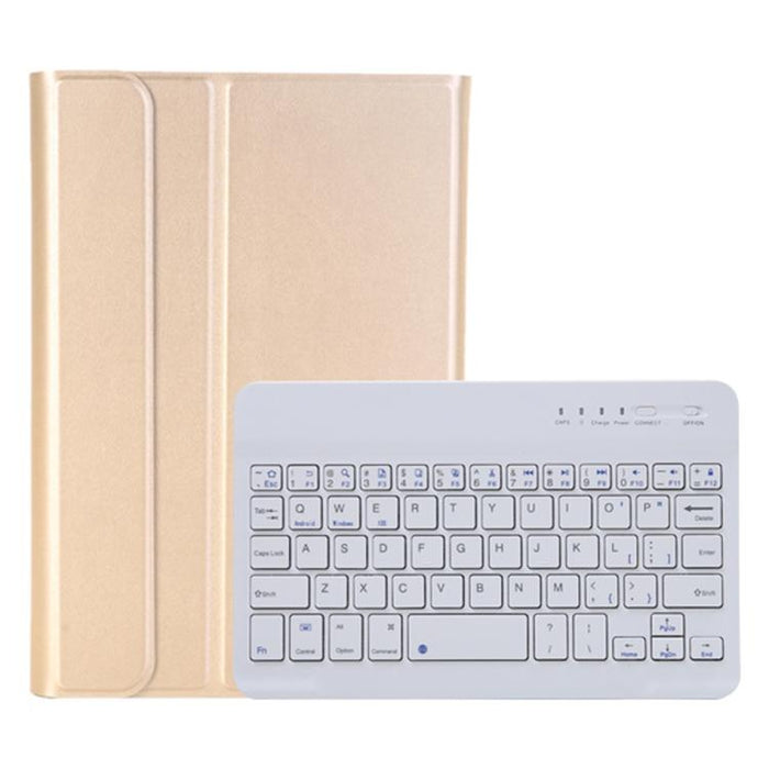 A06B Estuche de cuero con teclado Bluetooth desmontable ultrafino con ranura para bolígrafo y soporte para iPad mini 6