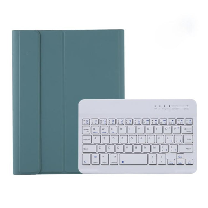 A06B Estuche de cuero con teclado Bluetooth desmontable ultrafino con ranura para bolígrafo y soporte para iPad mini 6