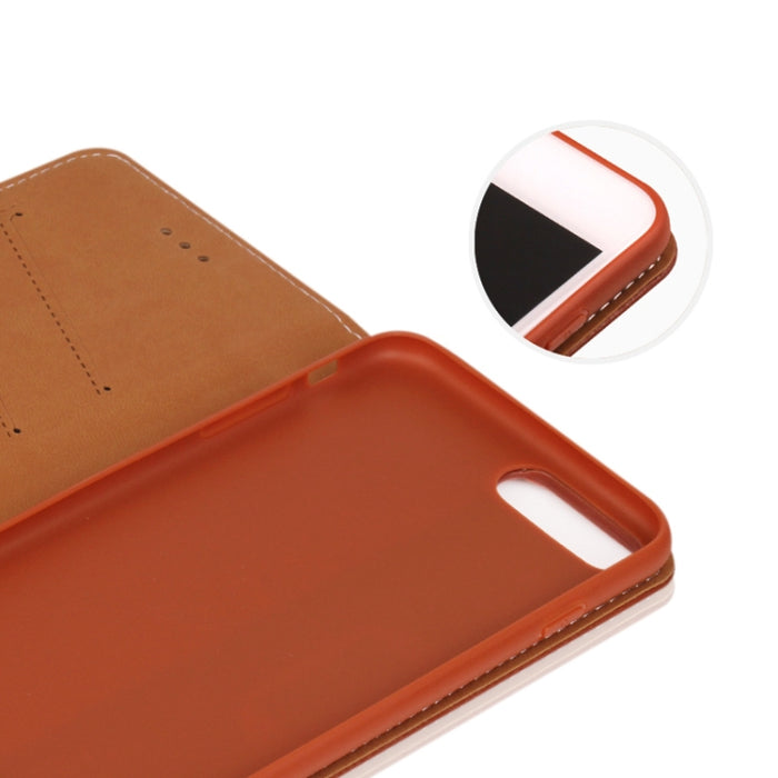 Estuche protector con tapa horizontal GEBEI PU + TPU con soporte y ranuras para tarjetas, For iPhone 8 Plus & 7 Plus, For iPhone SE 2020 & 8 & 7