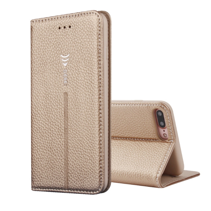 Estuche protector con tapa horizontal GEBEI PU + TPU con soporte y ranuras para tarjetas, For iPhone 8 Plus & 7 Plus, For iPhone SE 2020 & 8 & 7