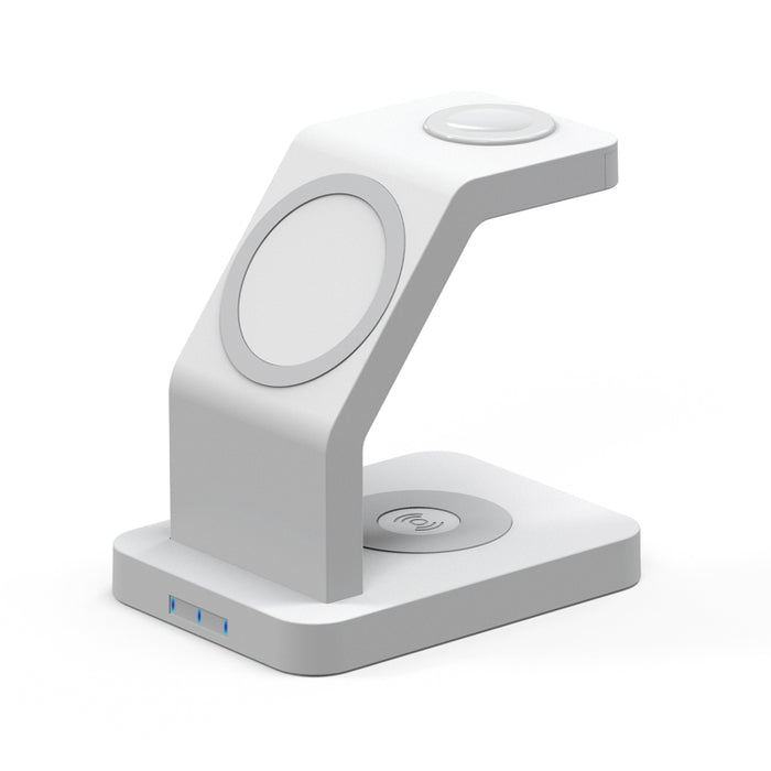 Soporte de cargador inalámbrico magnético multifunción S6 3 en 1 para iPhone, iWatch y AirPods