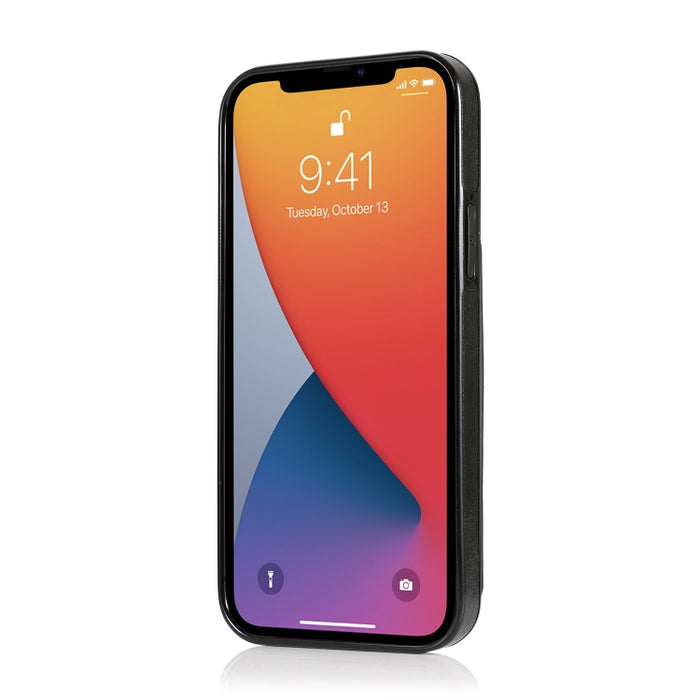 Funda protectora de PU + TPU a prueba de golpes con ranuras para tarjetas y soporte
