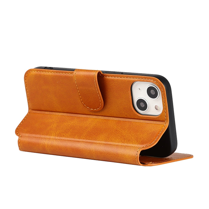 Estuche de cuero PU + TPU a prueba de golpes con ranuras para tarjetas y soporte y marco de fotos y billetera