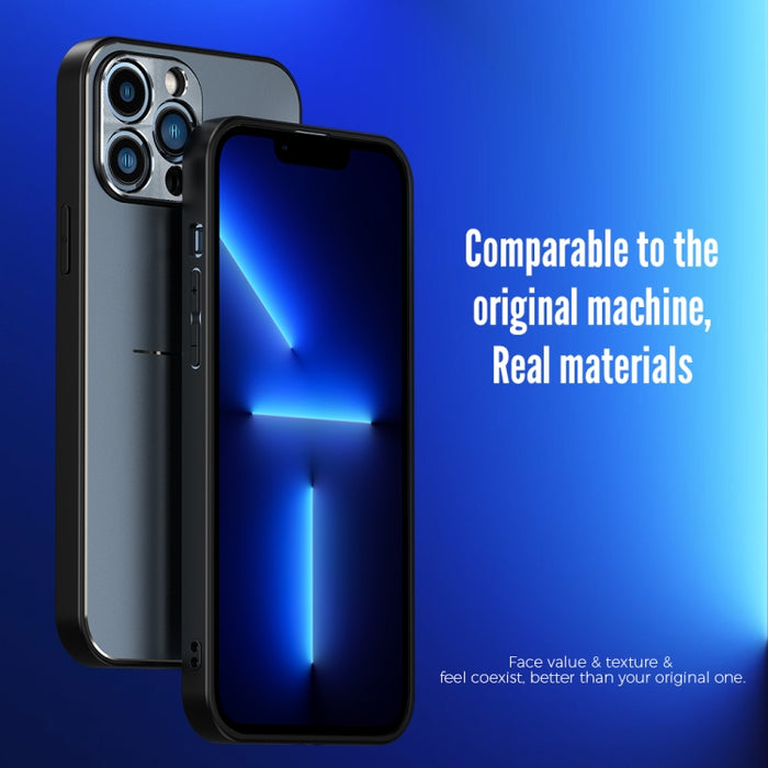 R-JUST RJ-52 Estuche protector a prueba de golpes de TPU de metal estilo 3 líneas