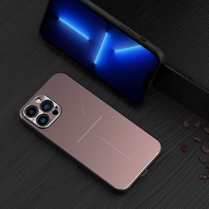 R-JUST RJ-52 Estuche protector a prueba de golpes de TPU de metal estilo 3 líneas