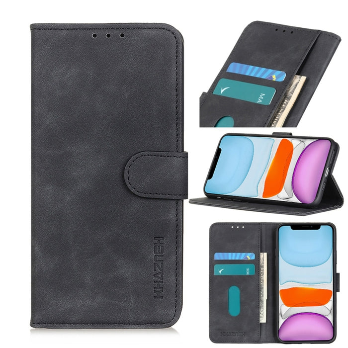 Estuche de cuero con tapa horizontal PU + TPU de textura retro con soporte y ranuras para tarjetas y billetera, For iPhone 11 Pro, For iPhone 11 Pro Max, For iPhone 11