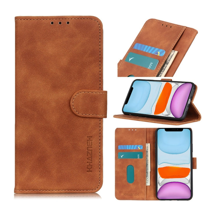 Estuche de cuero con tapa horizontal PU + TPU de textura retro con soporte y ranuras para tarjetas y billetera, For iPhone 11 Pro, For iPhone 11 Pro Max, For iPhone 11