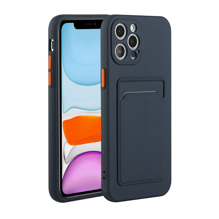 Funda protectora de TPU a prueba de golpes con diseño de ranura para tarjetas