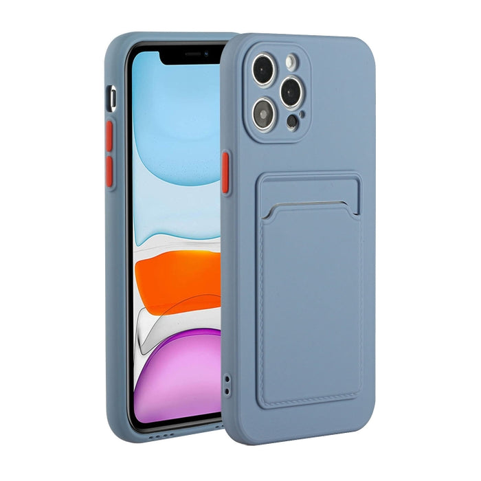 Funda protectora de TPU a prueba de golpes con diseño de ranura para tarjetas