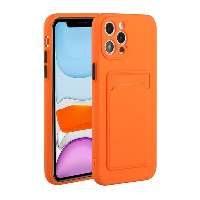 Funda protectora de TPU a prueba de golpes con diseño de ranura para tarjetas