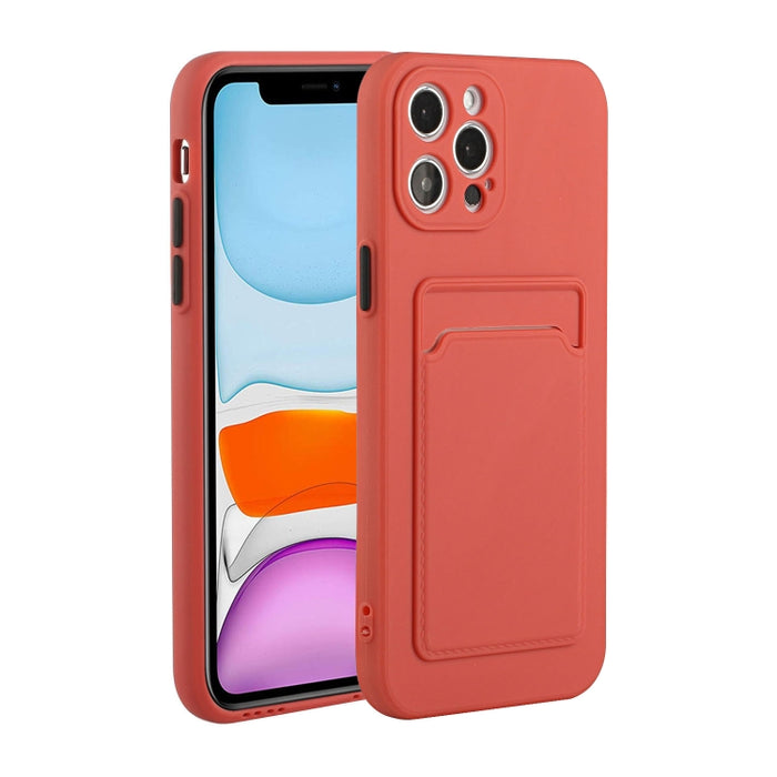 Funda protectora de TPU a prueba de golpes con diseño de ranura para tarjetas