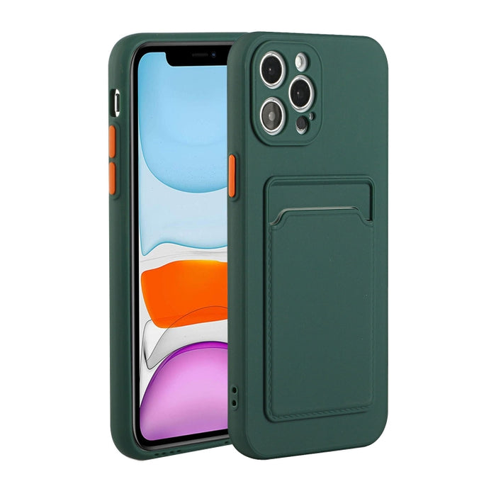 Funda protectora de TPU a prueba de golpes con diseño de ranura para tarjetas