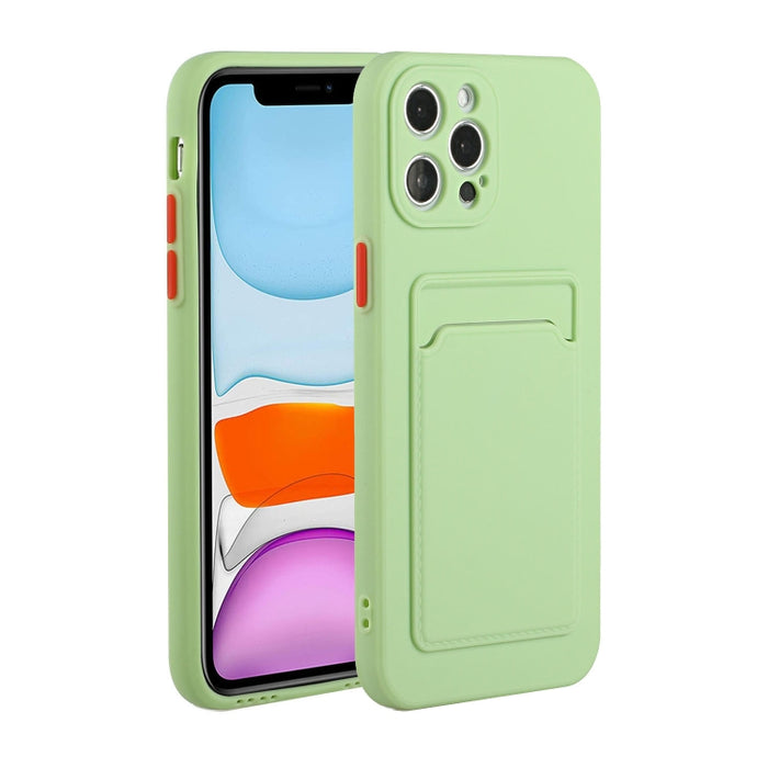 Funda protectora de TPU a prueba de golpes con diseño de ranura para tarjetas