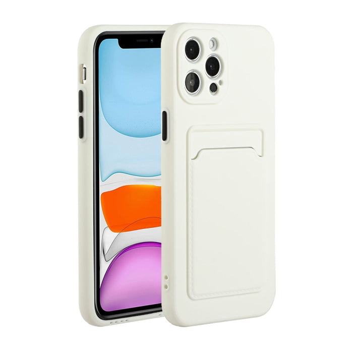 Funda protectora de TPU a prueba de golpes con diseño de ranura para tarjetas