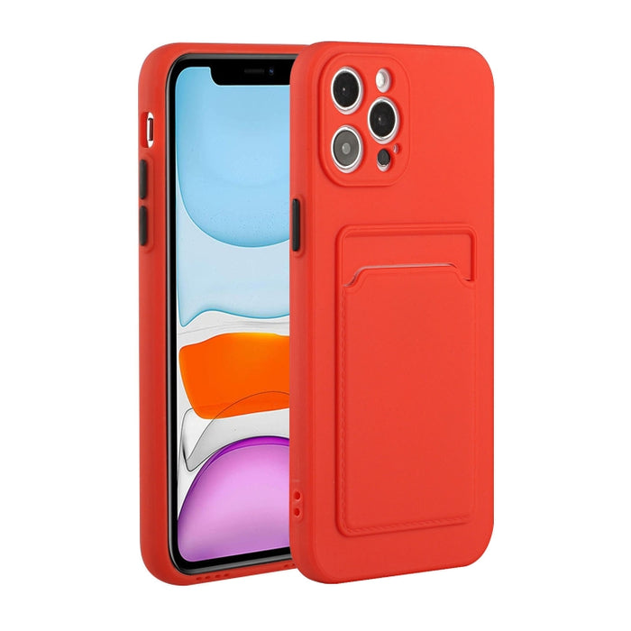 Funda protectora de TPU a prueba de golpes con diseño de ranura para tarjetas