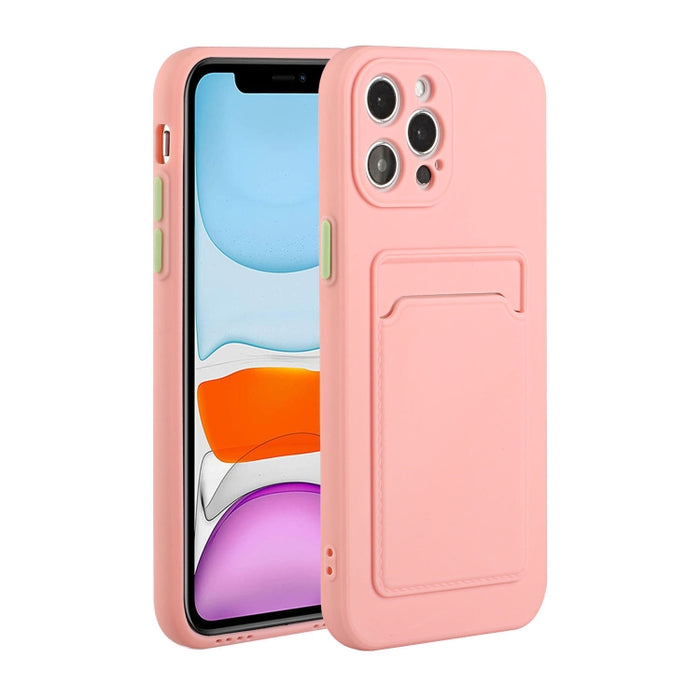 Funda protectora de TPU a prueba de golpes con diseño de ranura para tarjetas