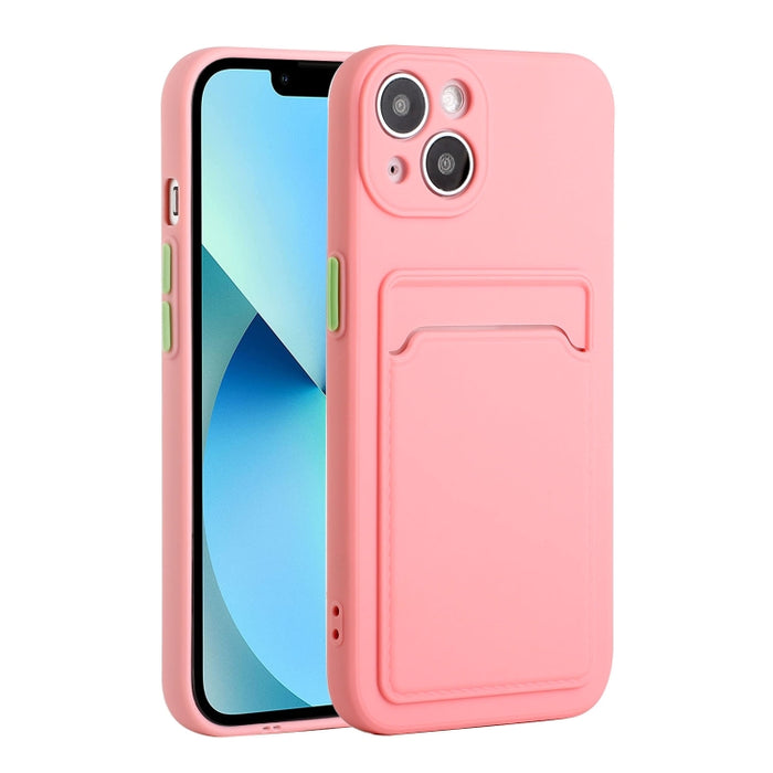 Funda protectora de TPU a prueba de golpes con diseño de ranura para tarjetas