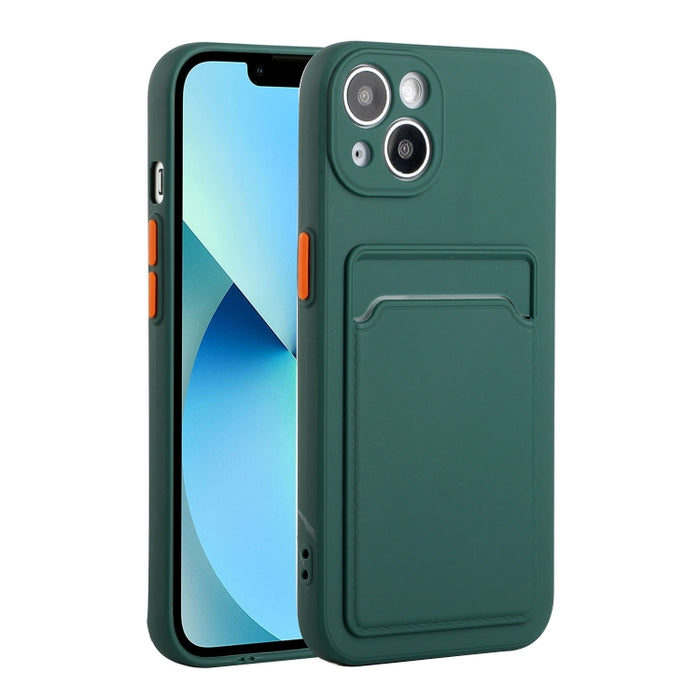 Funda protectora de TPU a prueba de golpes con diseño de ranura para tarjetas