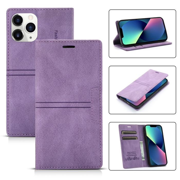 Dream Magnetic Suction Business Funda de cuero de PU con tapa horizontal con soporte, ranura para tarjeta y billetera