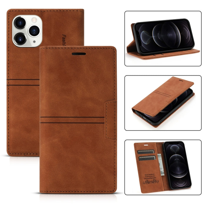 Dream Magnetic Suction Business Funda de cuero de PU con tapa horizontal con soporte, ranura para tarjeta y billetera