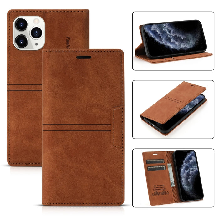 Dream Magnetic Suction Business Funda de cuero de PU con tapa horizontal con soporte, ranura para tarjeta y billetera